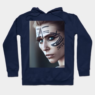 Urban Tribal Woman Hoodie